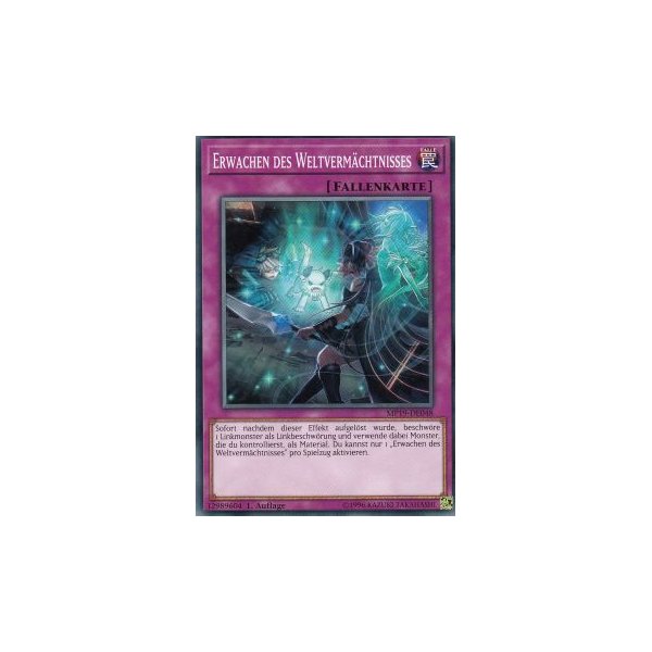 Erwachen des Weltverm&auml;chtnisses MP19-DE048