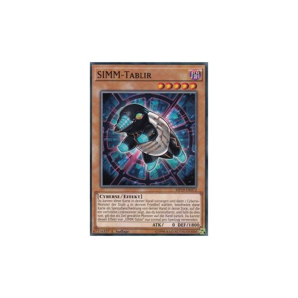 SIMM-Tablir MP19-DE072