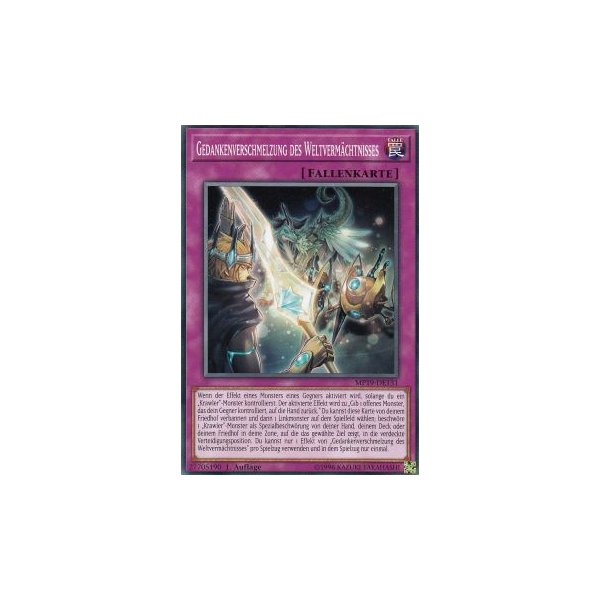 Gedankenverschmelzung des Weltverm&auml;chtnisses MP19-DE131