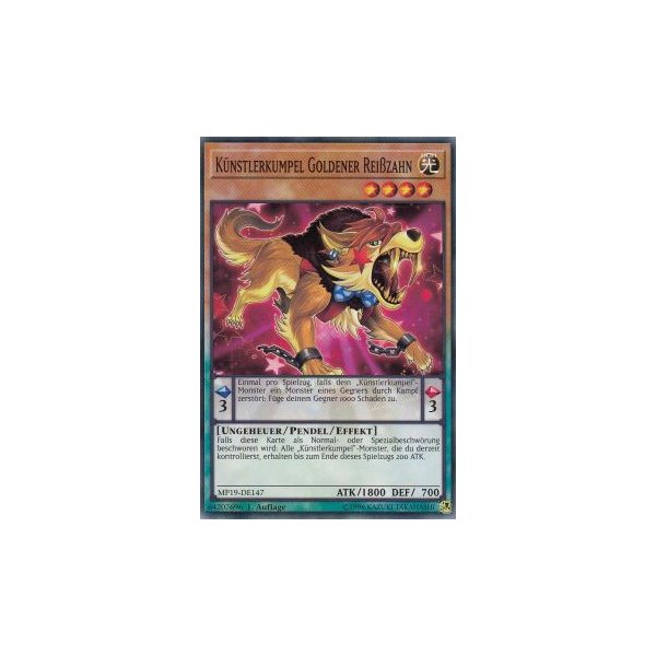 K&uuml;nstlerkumpel Goldener Rei&szlig;zahn MP19-DE147