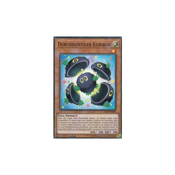Durchsichtiger Kuriboh AC19-DE004