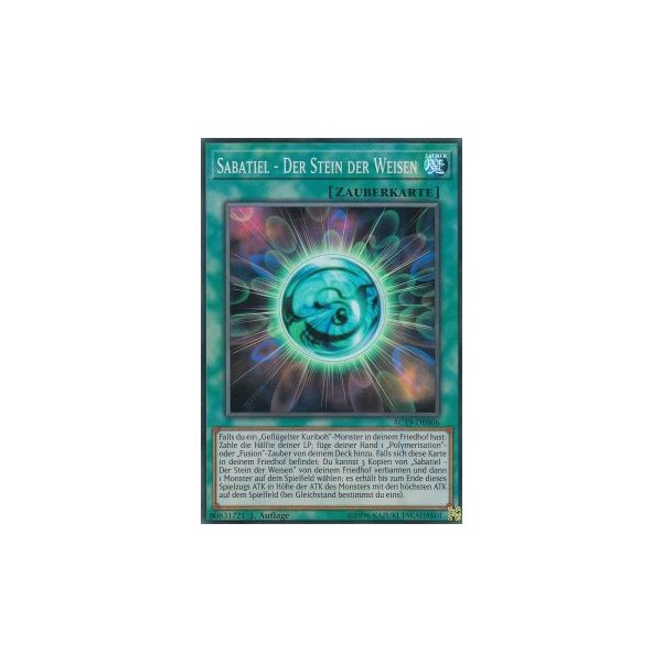 Sabatiel - Der Stein der Weisen AC19-DE006