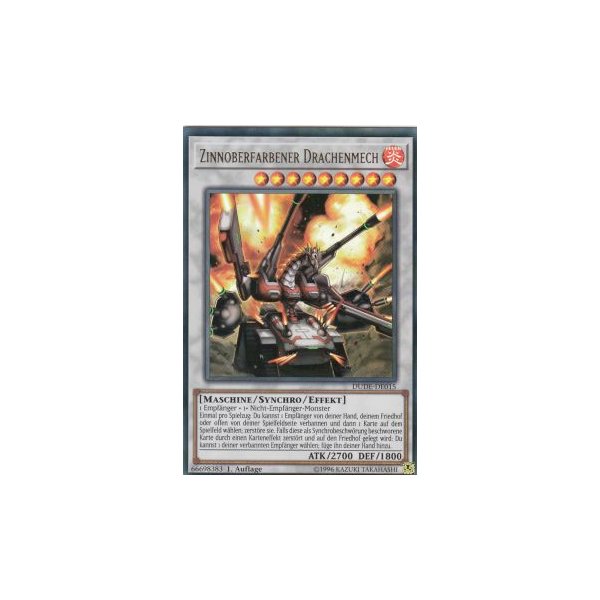 Zinnoberfarbener Drachenmech DUDE-DE015