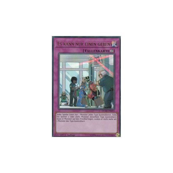 Es kann nur einen geben DUDE-DE053