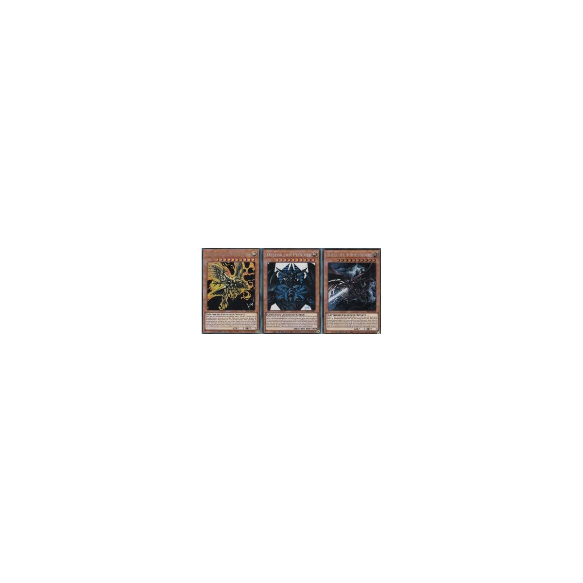 Ägyptische Götterkarten Set Display Yu-Gi-OH