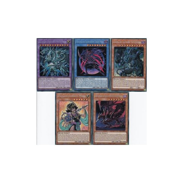 Mega-Tin 2019 - Promo Set: Exodia, Magier des Schwarzen Chaos, Palladiumorakel Mana, Alternative Drachen