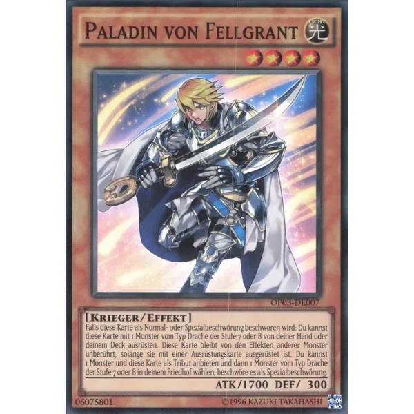 Paladin von Fellgrant OP03-DE007