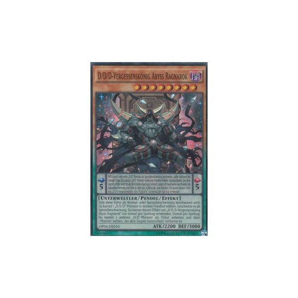 D/D/D-Vergessensk&ouml;nig Abyss Ragnarok OP04-DE010