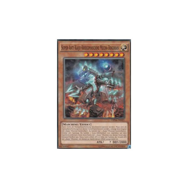 Super-Anti-Kaiju-Kriegsmaschine Mecha-Dogoran OP04-DE021