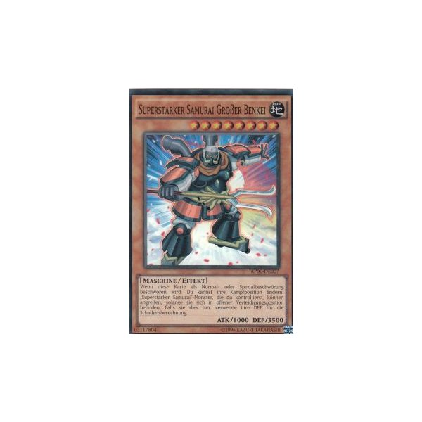 Superstarker Samurai Gro&szlig;er Benkei AP06-DE007