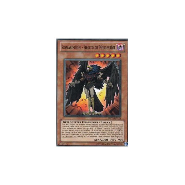 Schwarzfl&uuml;gel - Sirocco die Morgenr&ouml;te TU07-DE018
