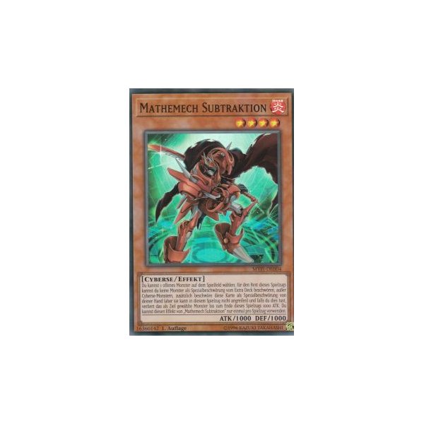 Mathemech Subtraktion MYFI-DE004
