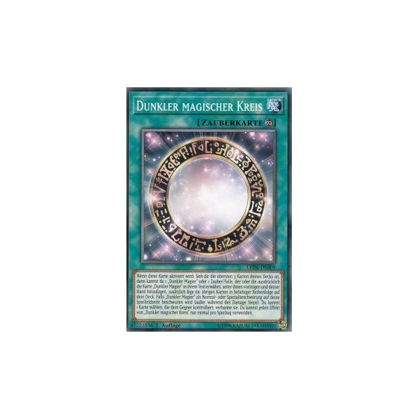 Dunkler magischer Kreis LED6-DE009