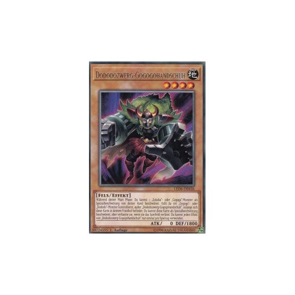 Dododozwerg-Gogogohandschuh LED6-DE036