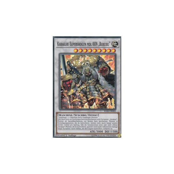 Karakuri-Supershogun mdl 00N &bdquo;Bureibu&ldquo; IGAS-DE043