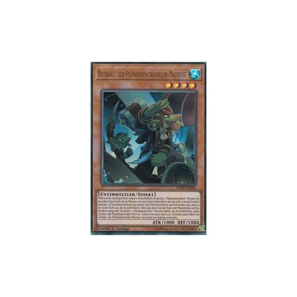 Rotbart, der Pl&uuml;nderpatrouillen-Matrose IGAS-DE086