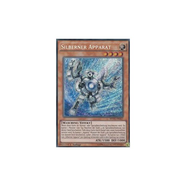 Silberner Apparat MVP1-DES17