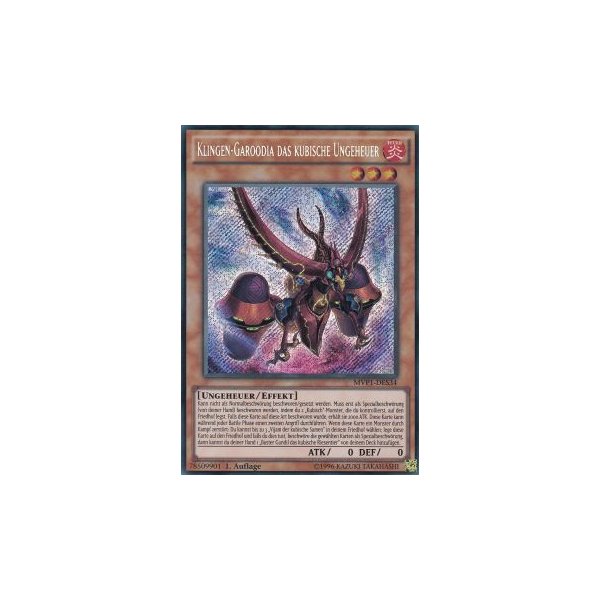 Klingen-Garoodia das kubische Ungeheuer MVP1-DES34