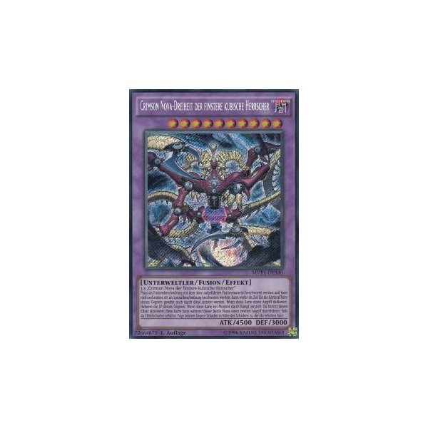 Crimson Nova-Dreiheit der finstere kubische Herrscher MVP1-DES40