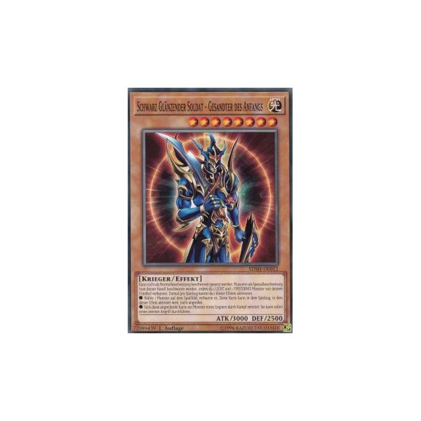 Schwarz Gl&auml;nzender Soldat - Gesandter des Anfangs SDSH-DE012