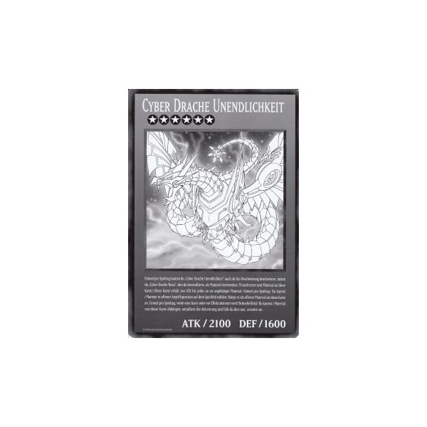 Cyber Drache Unendlichkeit (XXL Jumbo-Karte) DUOV-DE102