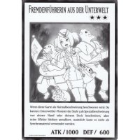 Fremdenführerin aus der Unterwelt (XXL Jumbo-Karte) DUOV-DE106
