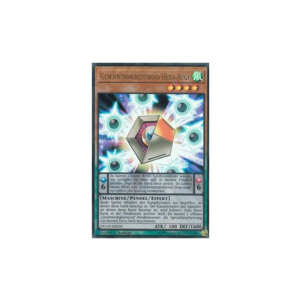 Geschwindigkeitsroid Hexa-Auge DUOV-DE035
