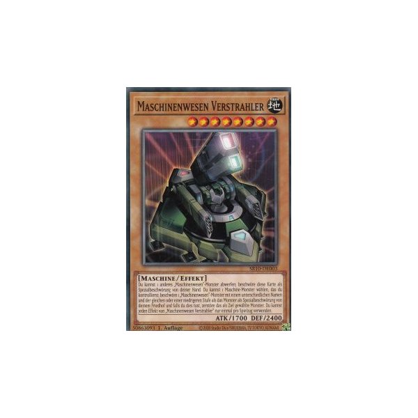 Maschinenwesen Verstrahler SR10-DE003