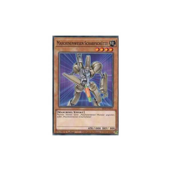 Maschinenwesen Scharfsch&uuml;tze SR10-DE011