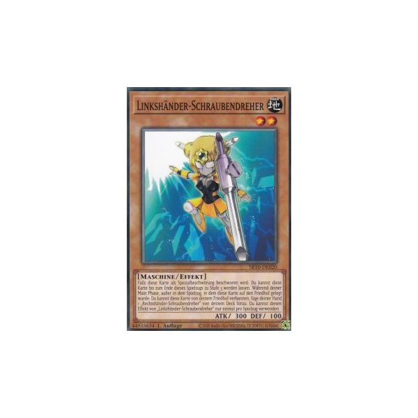 Linksh&auml;nder-Schraubendreher SR10-DE020