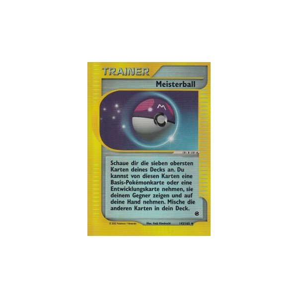 Meisterball 143/165 REVERSE HOLO BESPIELT