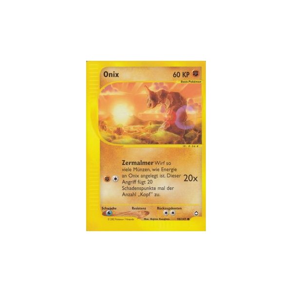 Onix 98/147 BESPIELT