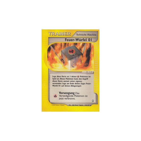 Feuer-W&uuml;rfel 01 122/147 BESPIELT