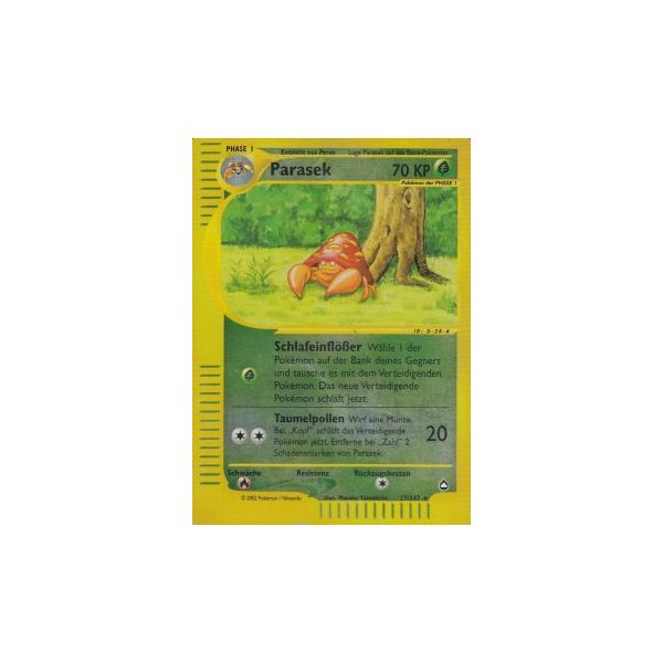 Parasek 27/147 REVERSE HOLO BESPIELT