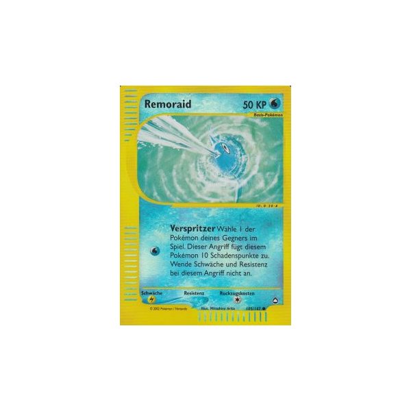 Remoraid 105/147 REVERSE HOLO BESPIELT