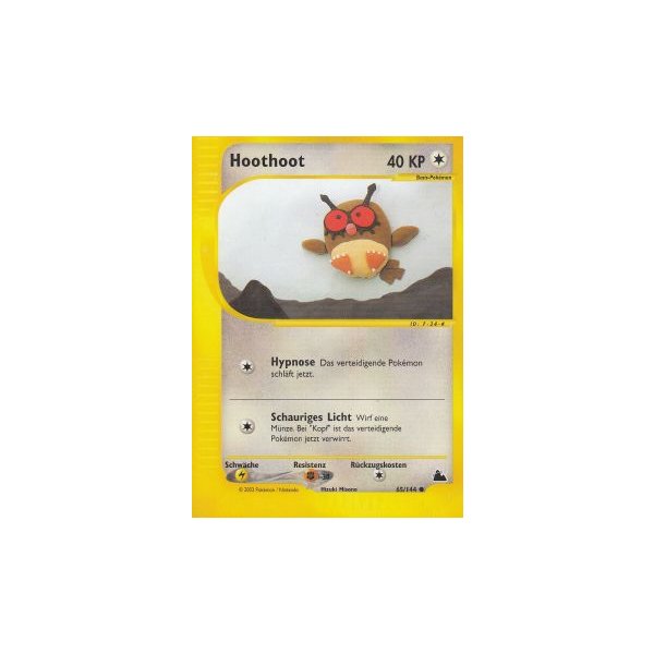 Hoothoot 65/144 BESPIELT