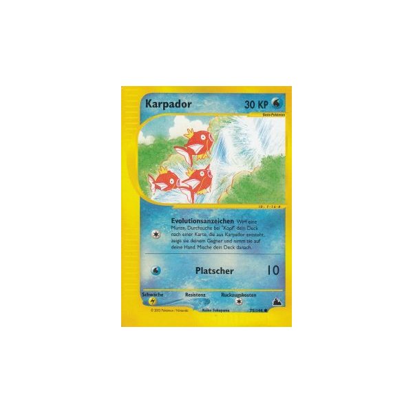 Karpador 75/144 BESPIELT