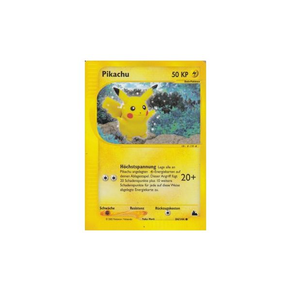 Pikachu 84/144 BESPIELT