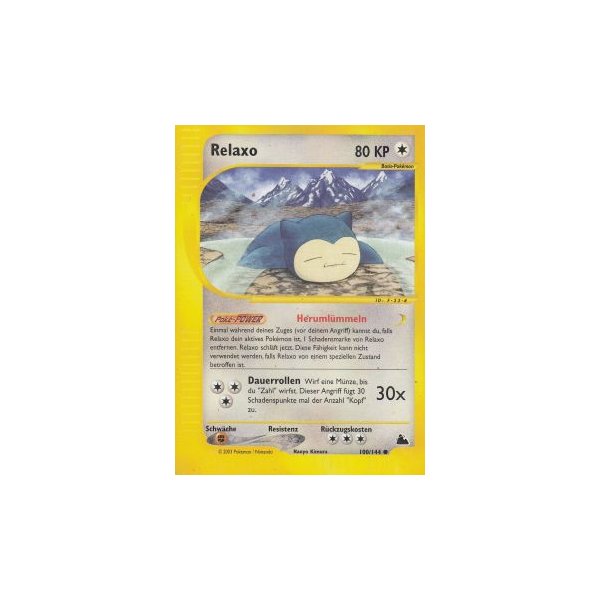 Relaxo 100/144 BESPIELT