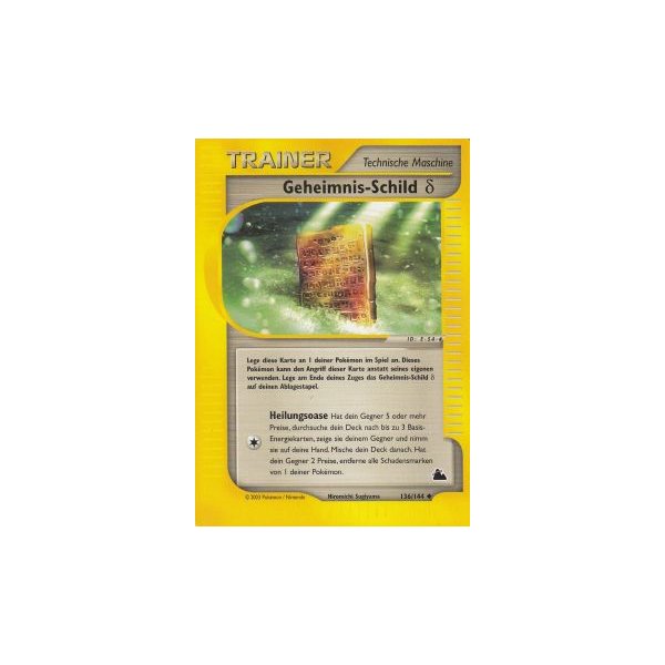 Geheimnis-Schild d 136/144 BESPIELT