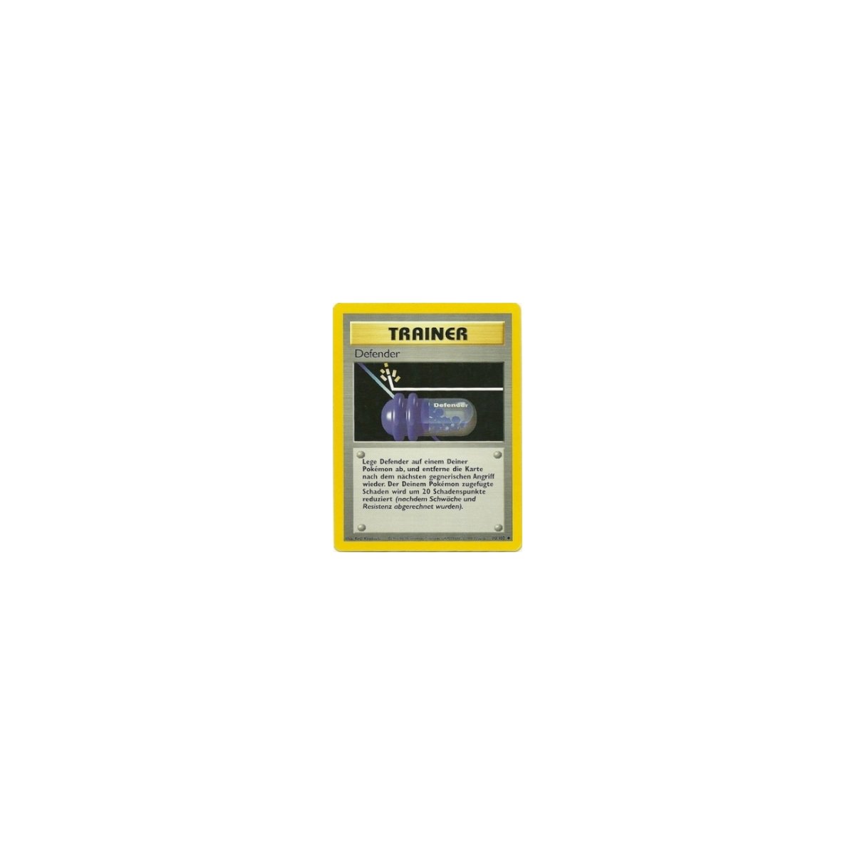 Defender 80/102 1. Edition BESPIELT Basis Set Pokemon Karte kaufen Defender 80/102 1. Edition BESPIELT Basis Set Pokemon Karte kaufen