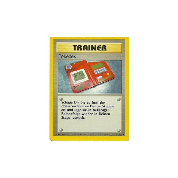 Pok&eacute;dex 87/102 1. Edition BESPIELT