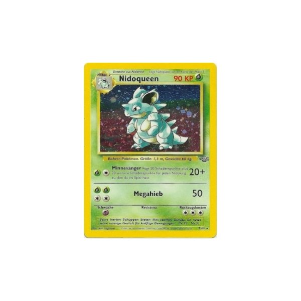 Nidoqueen 7/64 1. Edition HOLO BESPIELT