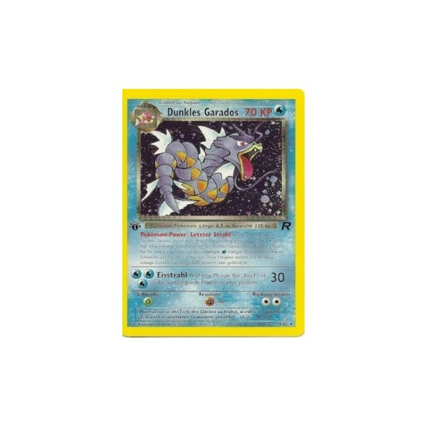 Dunkles Garados 8/82 1. Edition HOLO BESPIELT