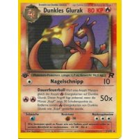 Dunkles Glurak 21/82 1. Edition BESPIELT