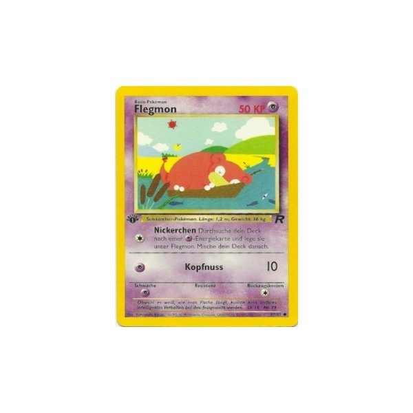 Flegmon 67/82 1. Edition BESPIELT