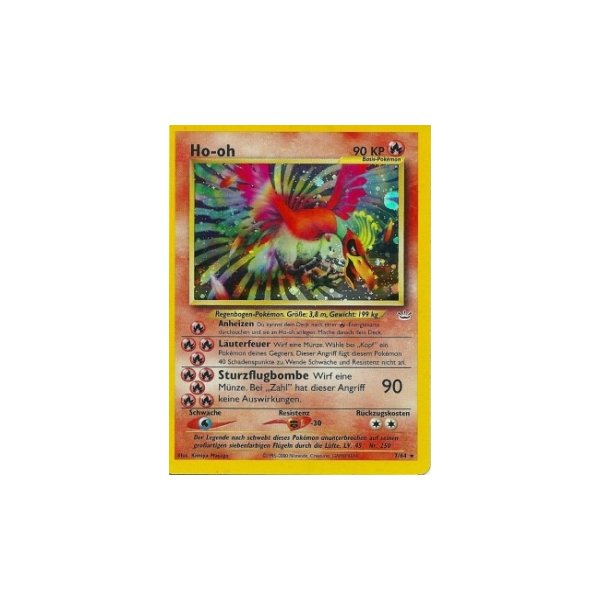 Ho-Oh 7/64 1. Edition HOLO BESPIELT