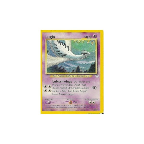 Lugia 20/64 1. Edition BESPIELT