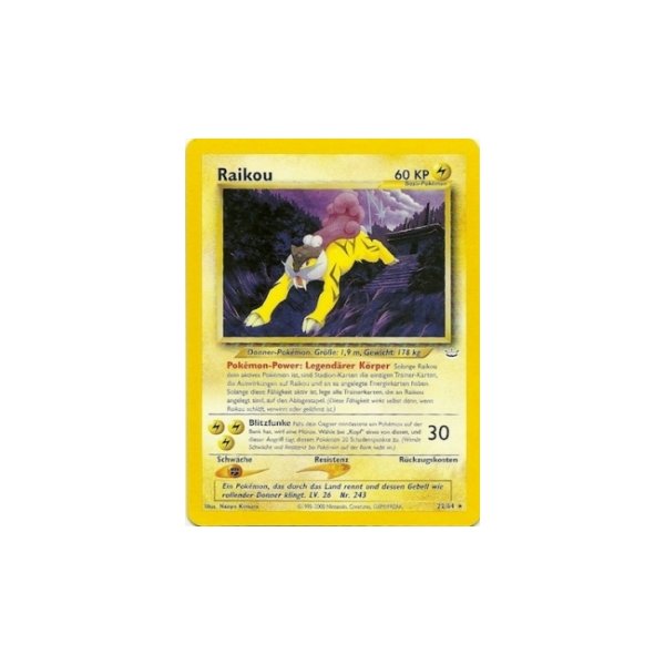 Raikou 22/64 1. Edition BESPIELT