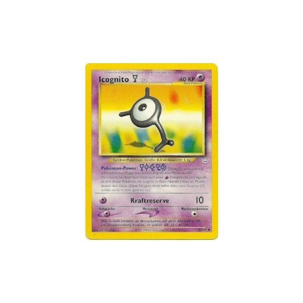 Icognito Y 40/64 1. Edition BESPIELT